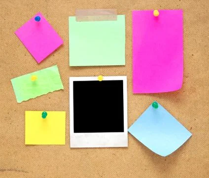 Empty notes Stock Photos