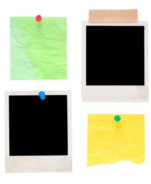 Empty notes Stock Photos