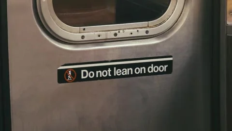 Empty NYC Subway Car in Motion – New York, May 11, 2025 Stock Footage 309032283