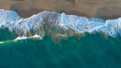 Empty Ocean View from above Stock Photos