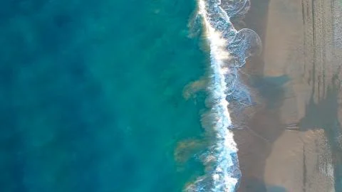 Empty Ocean View from above Stock Photos