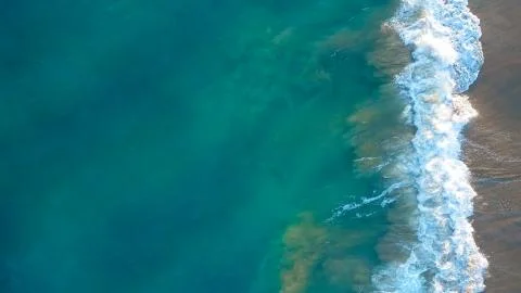 Empty Ocean View from above Stock Photos