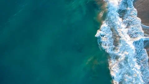 Empty Ocean View from above Stock Photos