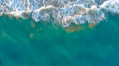 Empty Ocean View from above Stock Photos