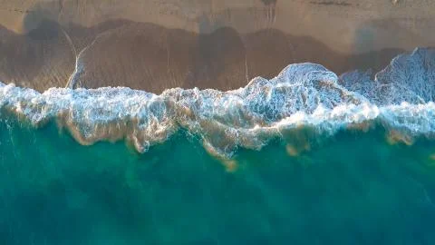 Empty Ocean View from above Stock Photos