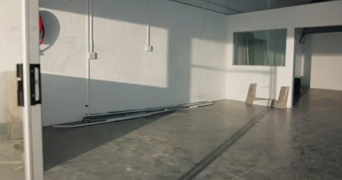 Empty, office and room with interior for construction, project and expansion for Stock Footage 341462429