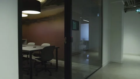 Empty office board room - Workers employed from home Stock Footage 144700371