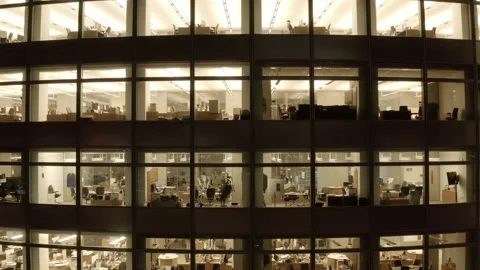 Empty Office Building Enterprise 4K Stock Footage 139475597
