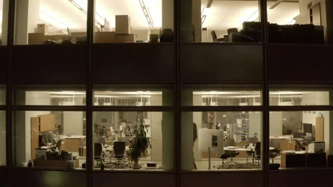 Empty Office Building Enterprise 4K Stock Footage 139478136