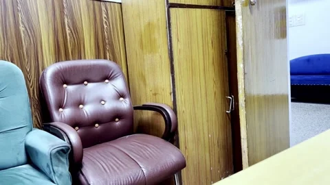 Empty Office Chairs Stock Footage 335378918