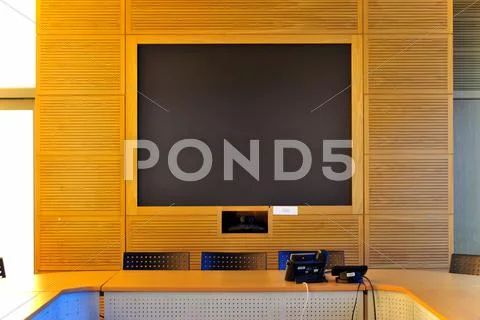 Empty office conference room Stock Photos