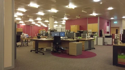 Empty office Stock Footage 163628891