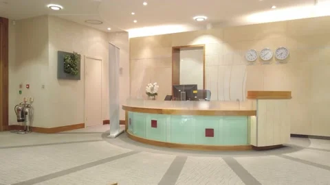 Empty office Video stock 163629069