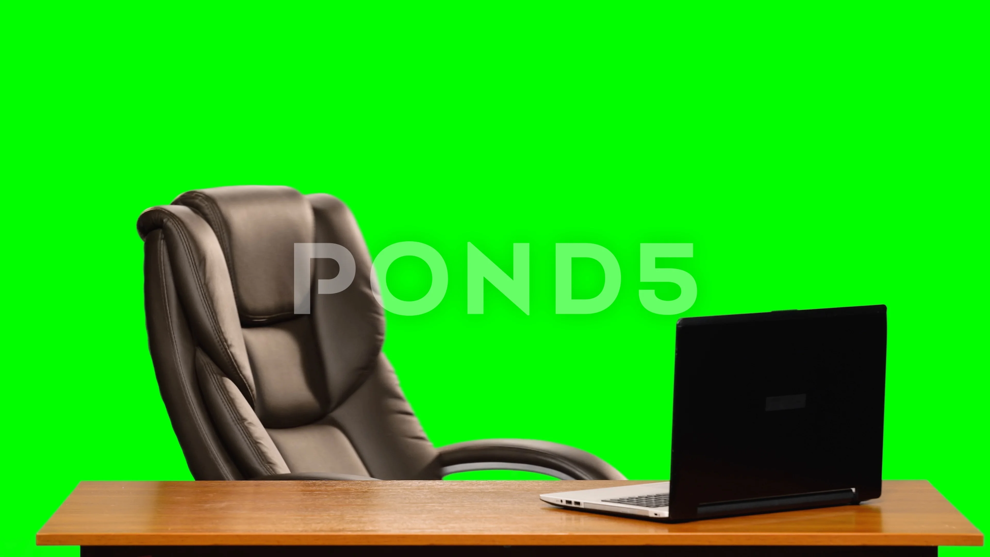 Desk Chair Green Screen