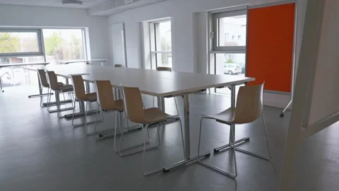 Empty Office Meeting Room Stock Footage 195363585