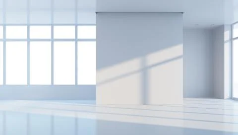 Empty office space Stock Illustration