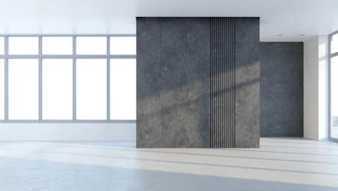 Empty office space Stock Illustration