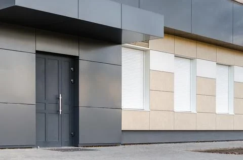 Empty office without people with closed windows and a door during covid quara Stock Photos