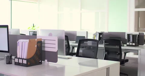 Empty office,4K Stock Footage 135492582