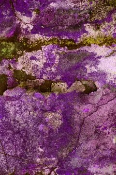 Empty old art texture of plaster brick wall. Painted bad scratched surface in Stock Photos