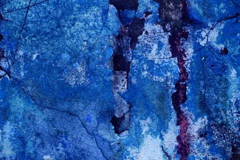 Empty old art texture of plaster brick wall. Painted bad scratched surface in Stock Photos