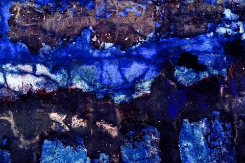 Empty old art texture of plaster brick wall. Painted bad scratched surface in Stock Photos