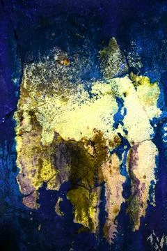 Empty old art texture of plaster brick wall. Painted bad scratched surface in Stock Photos