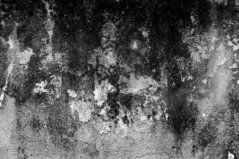 Empty old art texture of plaster brick wall. Painted bad scratched surface in Stock Photos