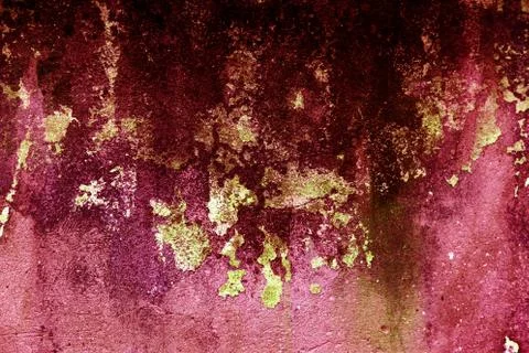 Empty old art texture of plaster brick wall. Painted bad scratched surface in Foto stock