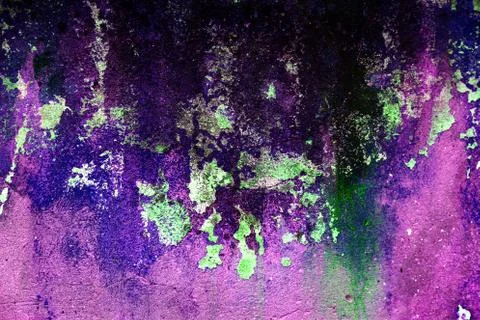 Empty old art texture of plaster brick wall. Painted bad scratched surface in Stock Photos