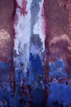 Empty old art texture of plaster brick wall. Painted bad scratched surface in Stock Photos