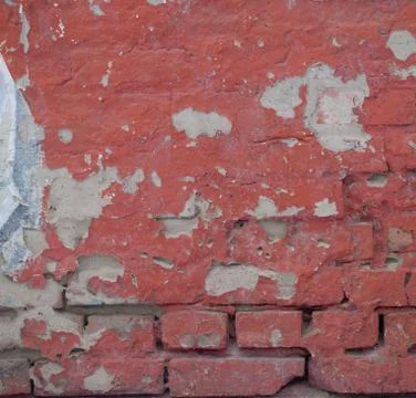 Empty Old Brick Wall Texture. Photos