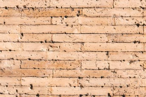 Empty old brick wall texture detail. Stock-Fotos