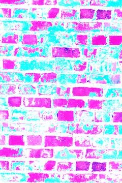 Empty Old Brick Wall Texture. Painted Distressed Wall Surface. Grungy Wide .. Stock Photos