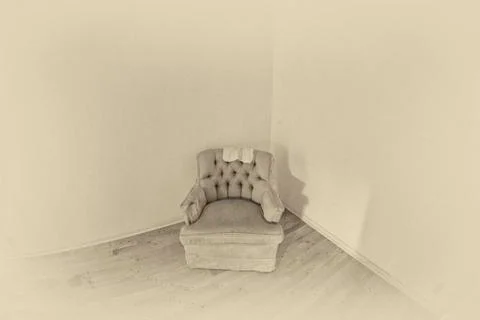 Empty old chair Stock Photos
