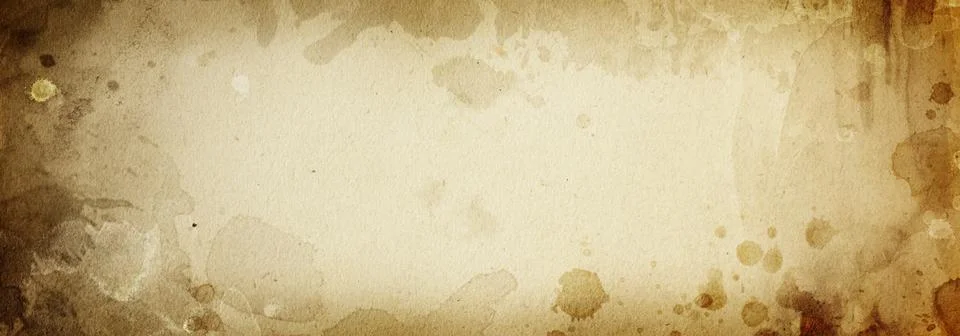 Empty old dirty paper background in spots and streaks Stock Illustration