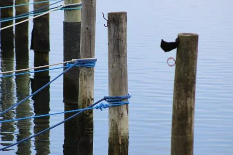 Empty Old Dock 写真素材