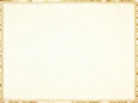 Empty old paper photo frame with dark border.background. Stock Illustration