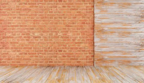 Empty old room Stock Illustration