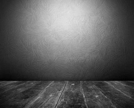 Empty old room Foto stock