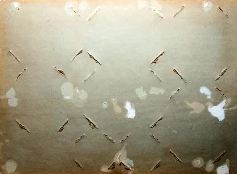 Empty old scrapbook Foto stock