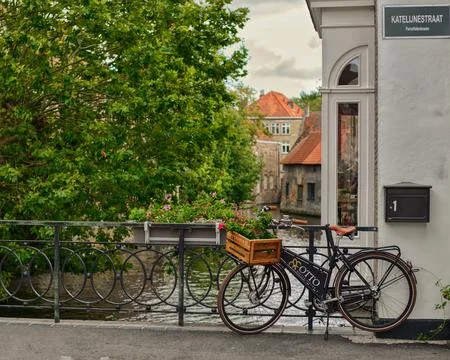 Empty old town Stock Photos