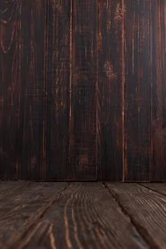 Empty old wood background, rustic design, vertical copy space. Stock Photos