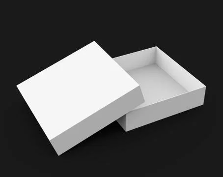 Empty open box 스톡 일러스트