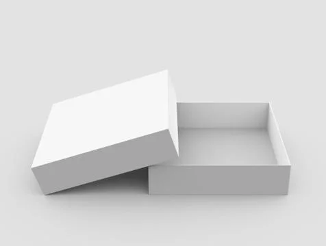 Empty open box 스톡 일러스트