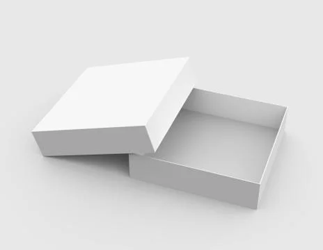 Empty open box Illustrazione stock