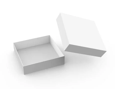 Empty open box Stock-Illustration
