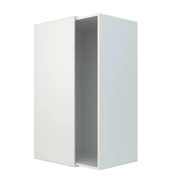 Empty open box isolated on white background Stock Illustration