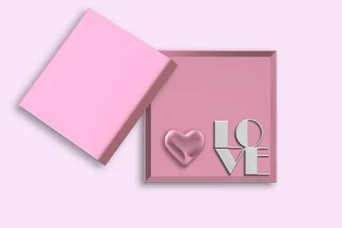 Empty Open gift box Stock Illustration