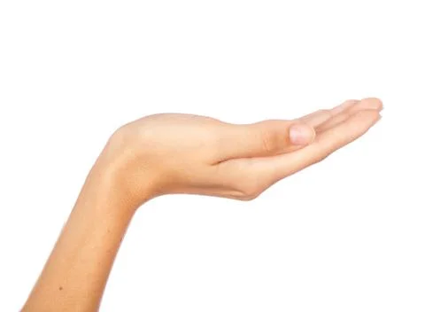 Empty open hand Stock Illustration